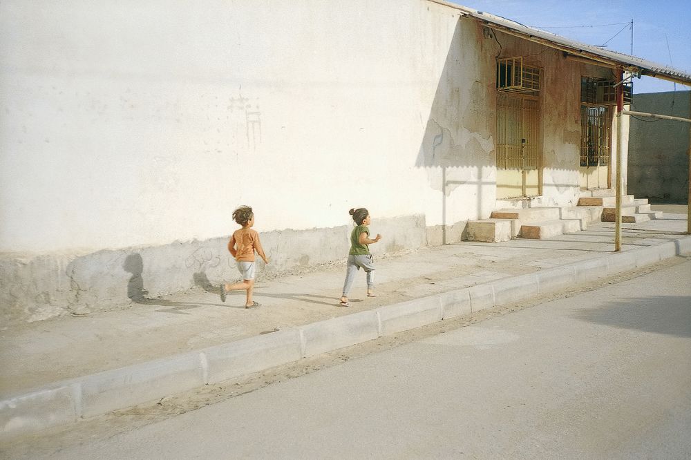 Running childrens on the street