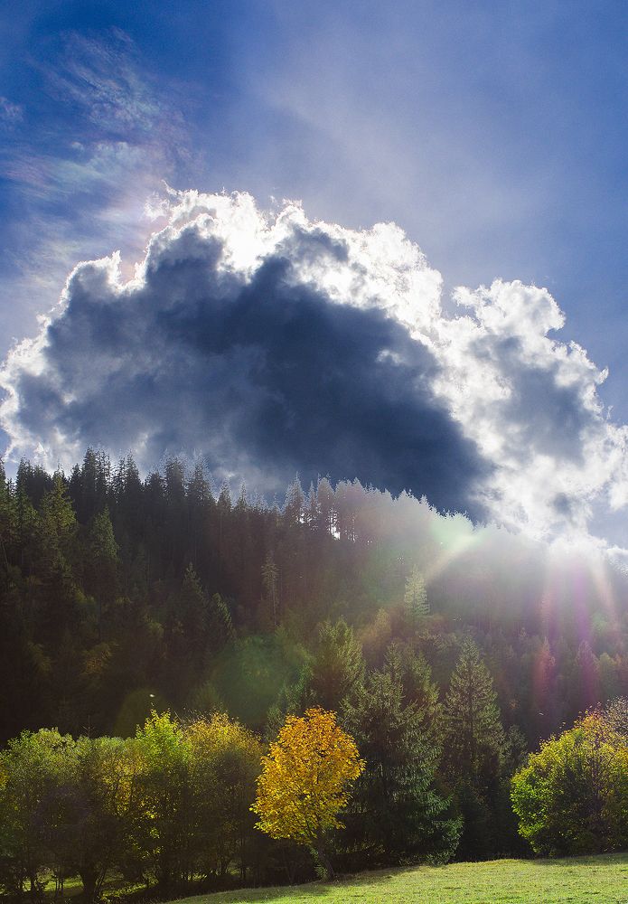 The beginning of autumn in the Ciuc mountains