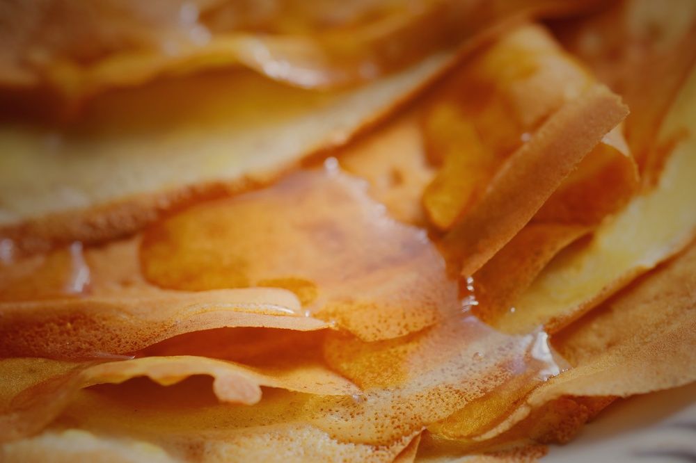 Блины с медом