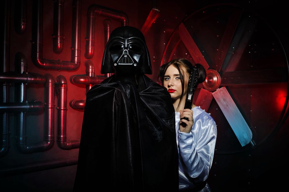 Star Wars. Leia and Vader