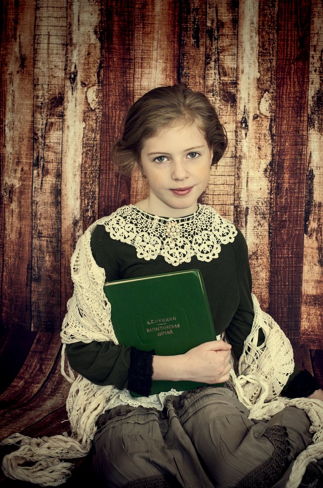 Капитанская дочка. Посвящение А.С.Пушкину. Captain's daughter. Dedication of А.S.Pushkin.