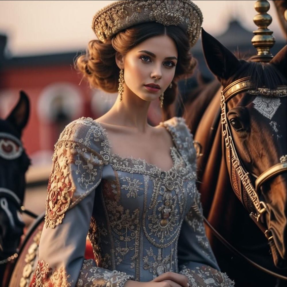 Постановочная фотография, женский портрет