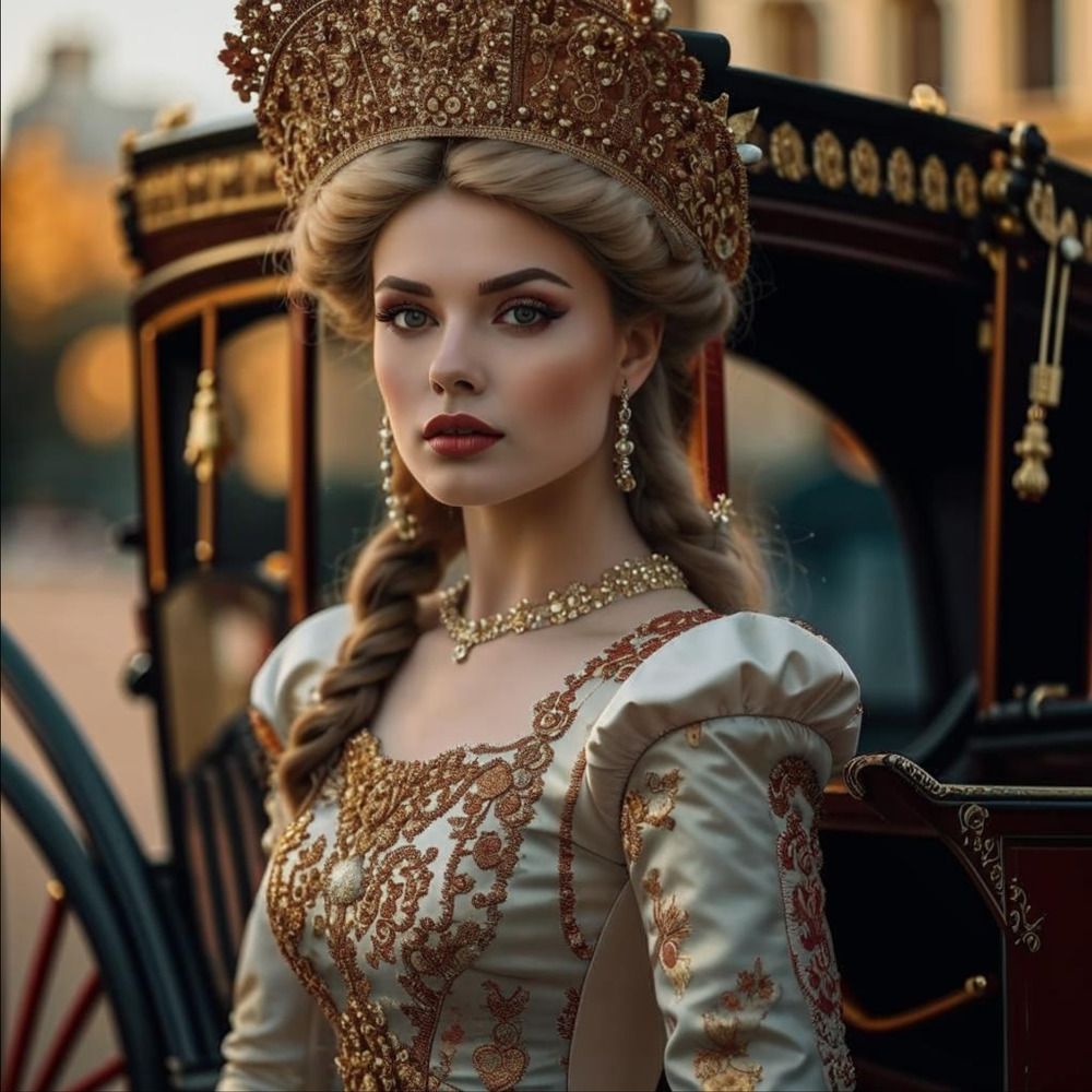 Постановочная фотография, женский портрет