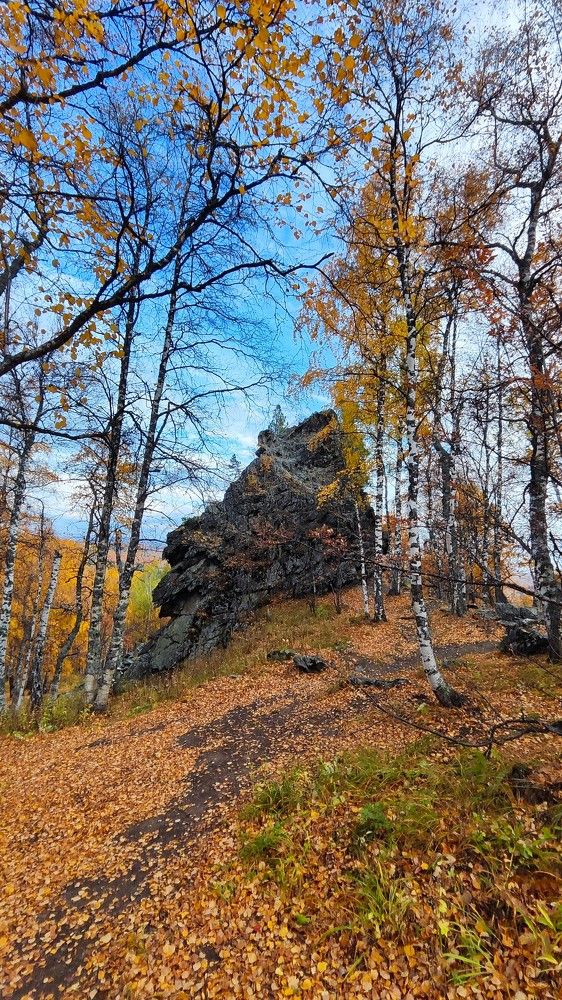 Синие скалы в Башкирии