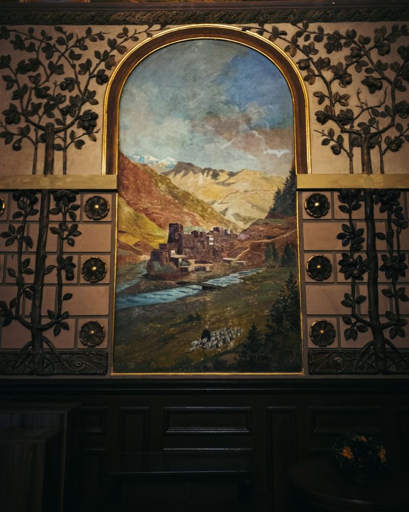 Пейзаж в музее