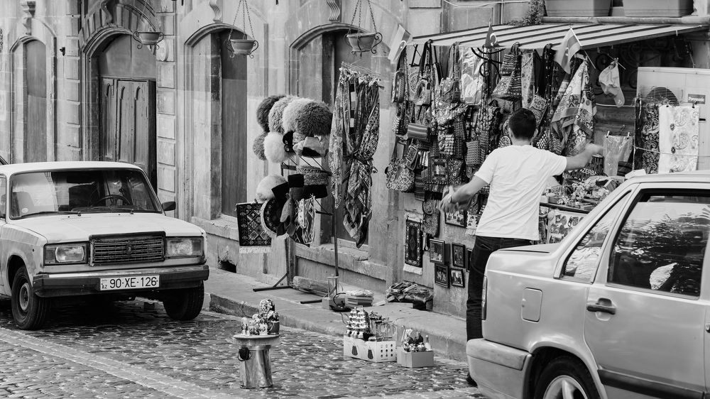 Уличный рынок Баку