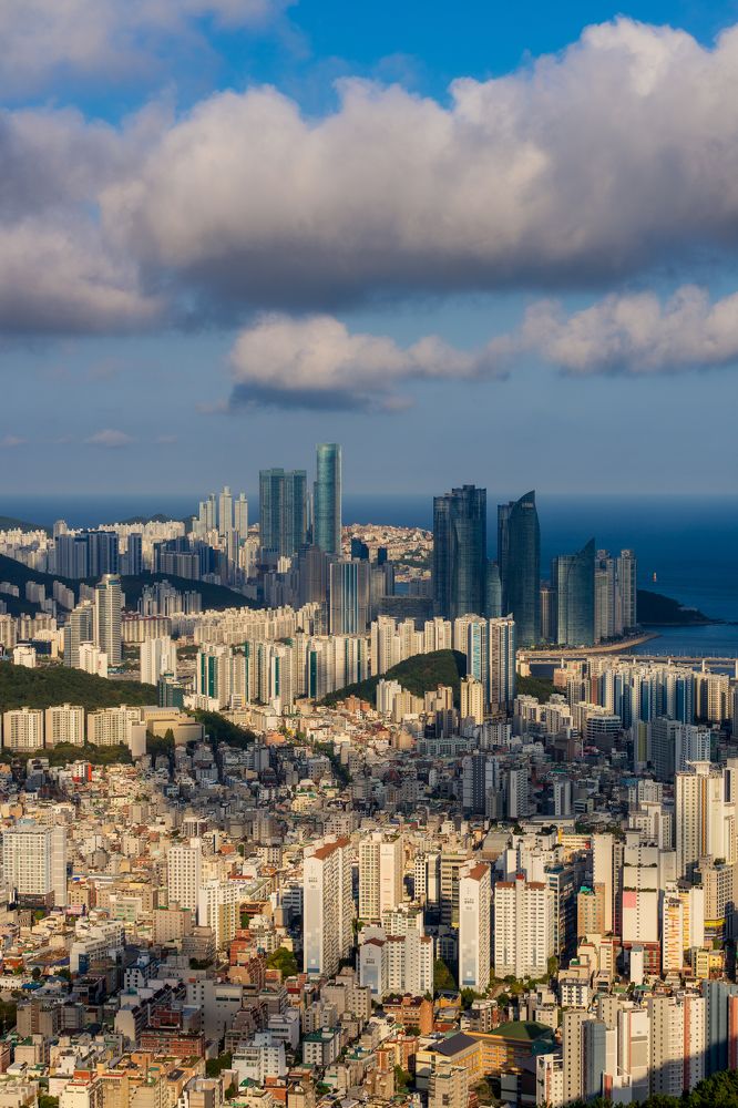 Busan at sunset