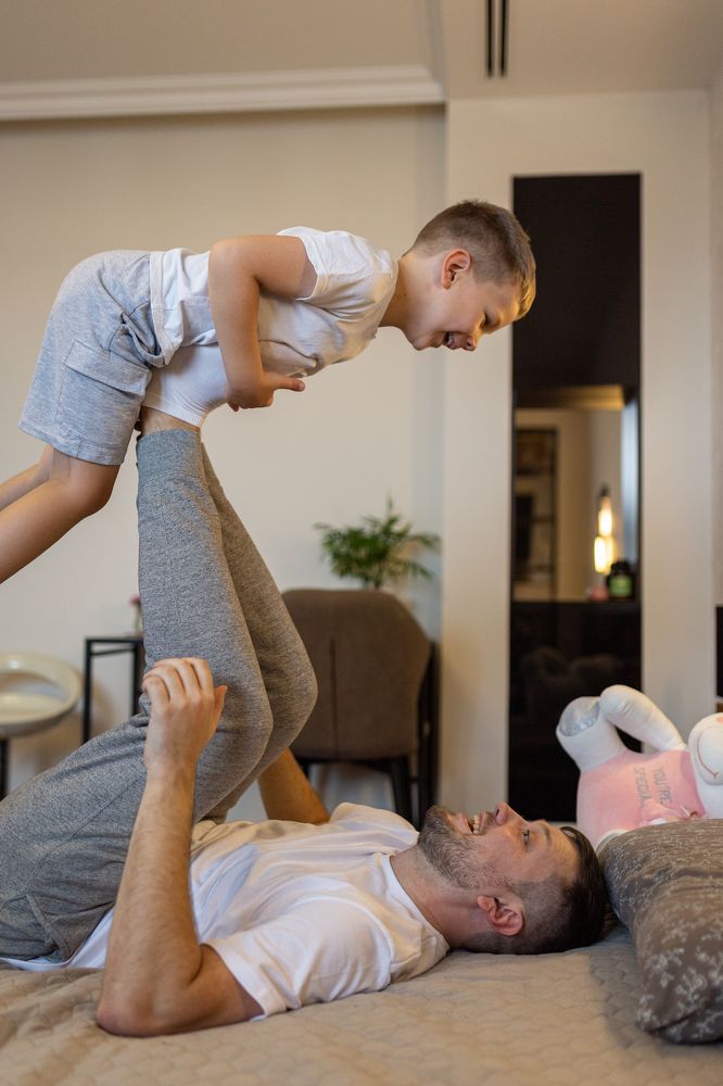 Играем с папой хорошо