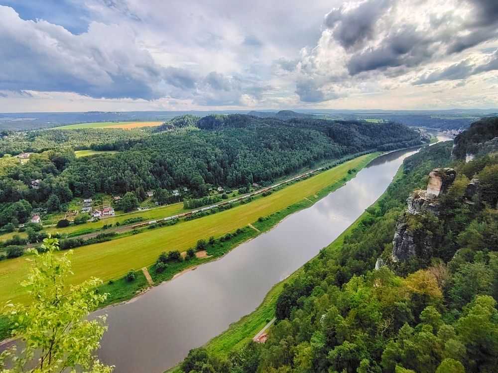 Эльба с высоты птичьего полета