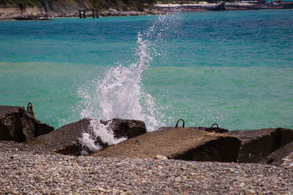 Плеск волны