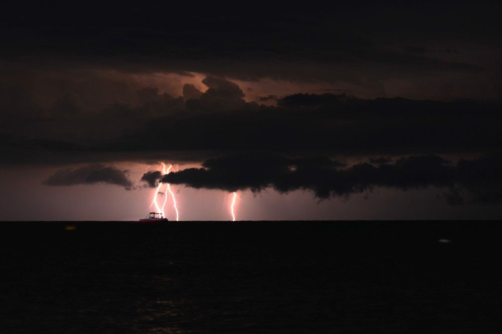 Гроза в Средиземном море