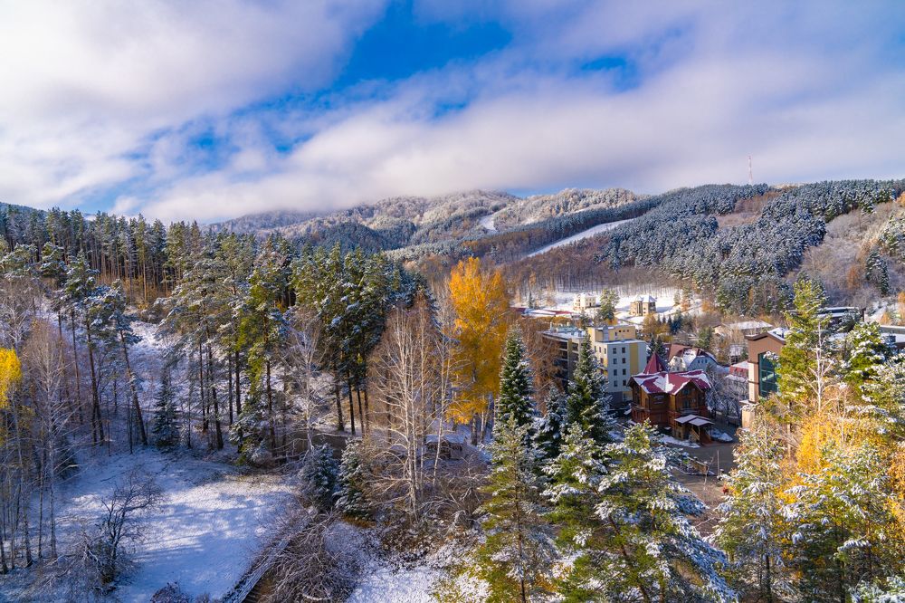 Морозное утро.