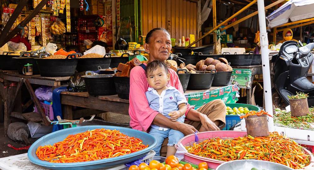 Grandmother with Grandsun
