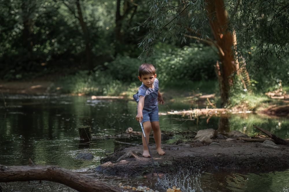 Fishing at the river