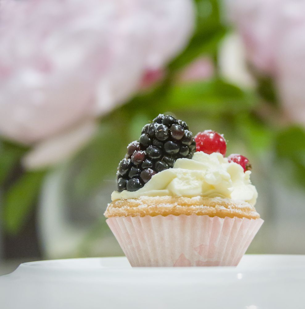 Мини-пирожное с ягодами/Mini cake