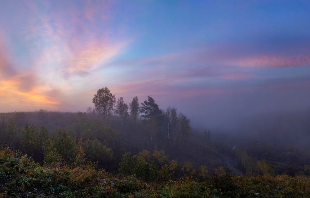 Сентябрьский рассвет на Белом Камне