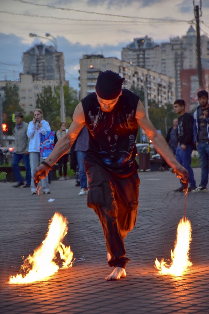 Огненный танец.