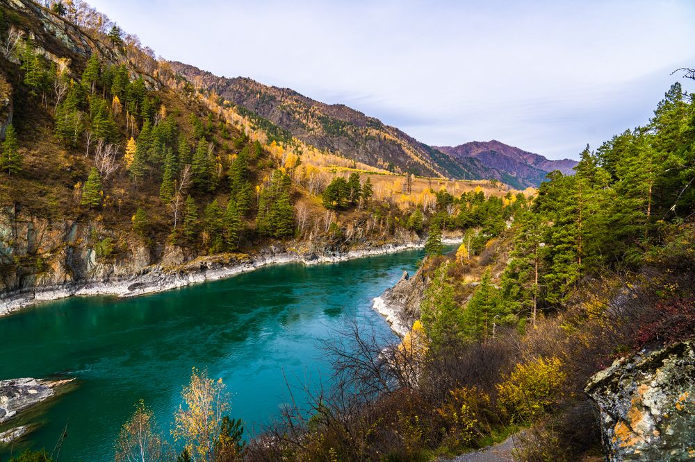 Бирюзовая вода Катуни