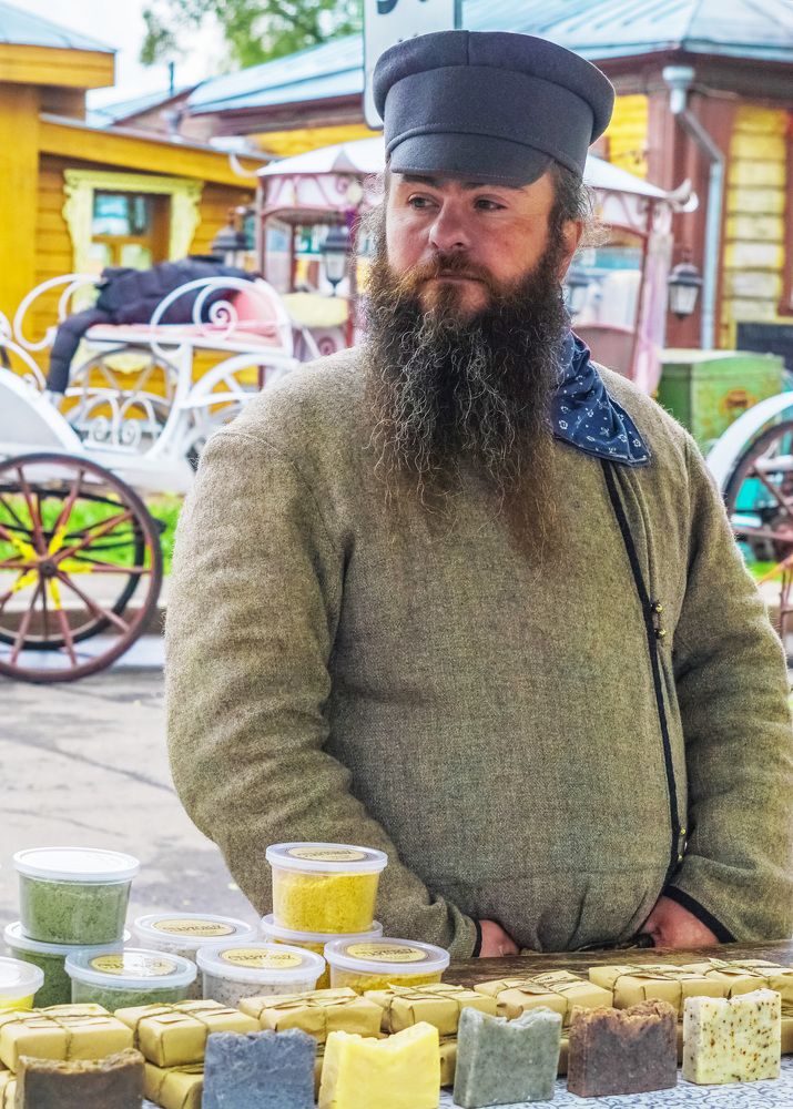 Торговец мылом ручной работы