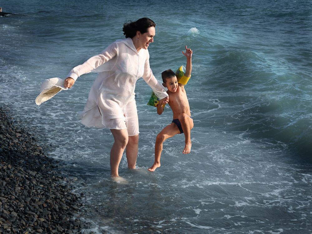 Прыжок на волной