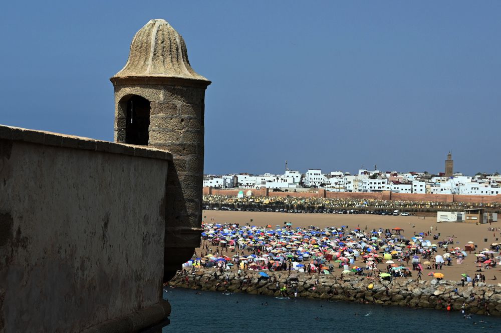 General view of Salé beach