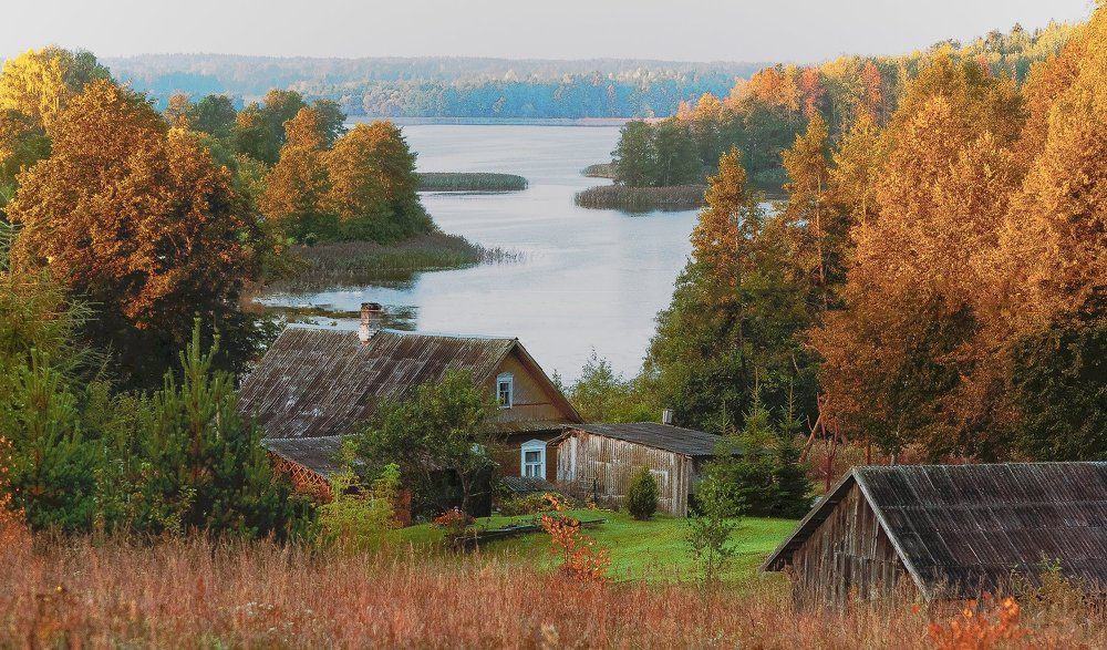 Осень в Вецслободе .