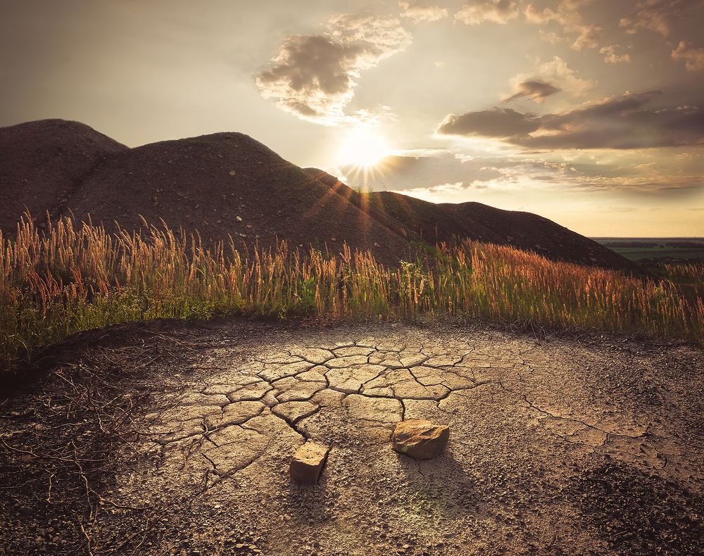 Закат на терриконе