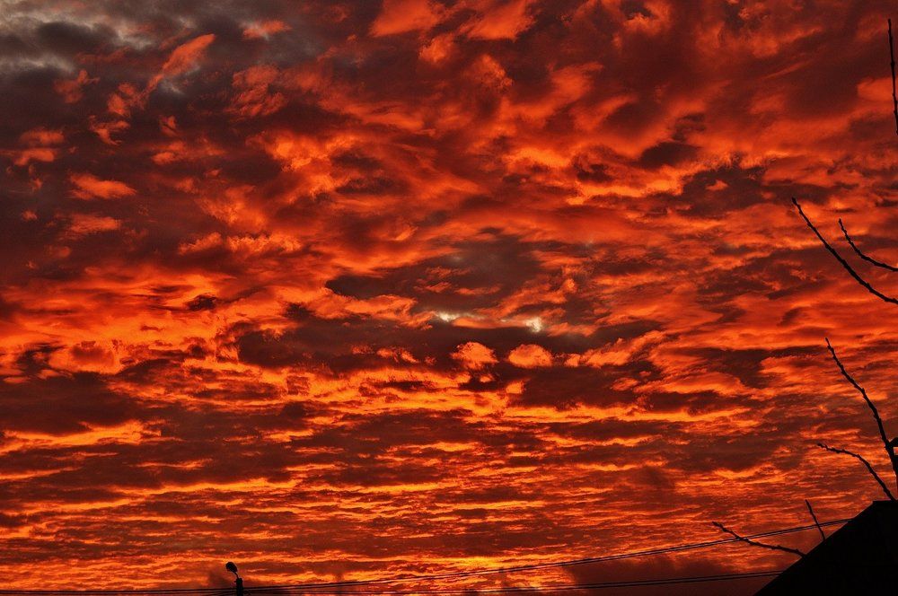 Огненный закат