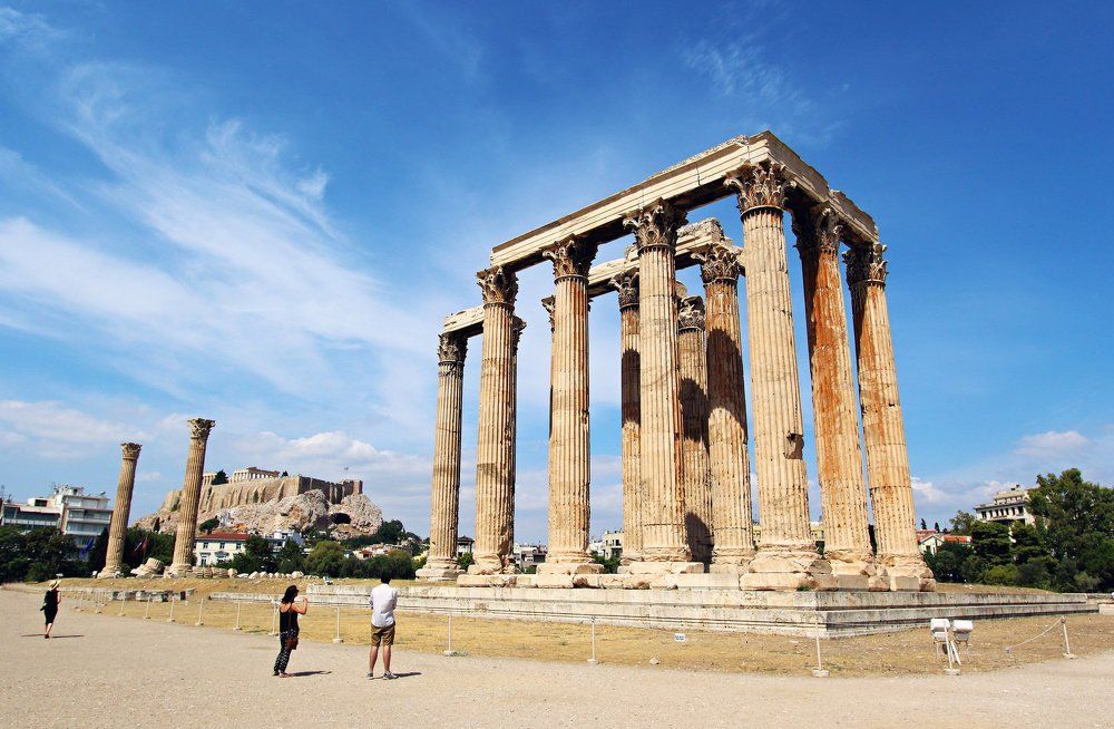 Афины. Храм Зевса Олимпийского.