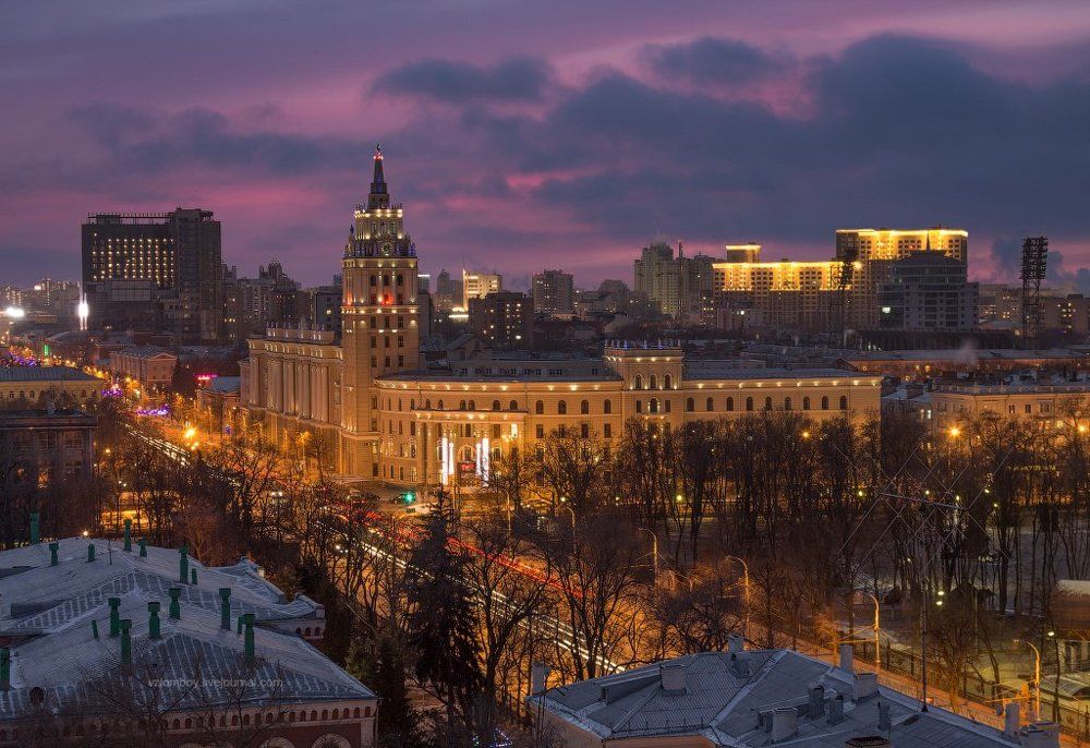 Вечер 31 декабря в Воронеже