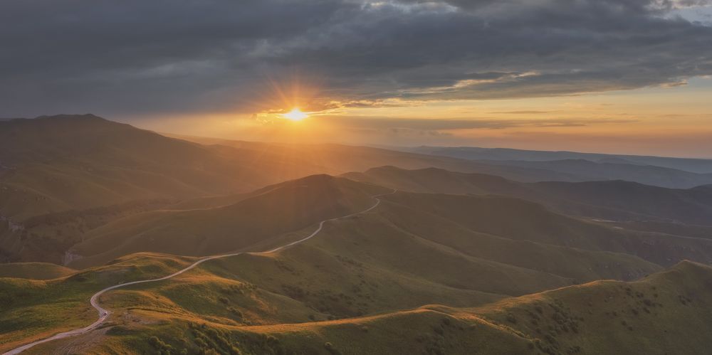 Дорога на плато Канжол