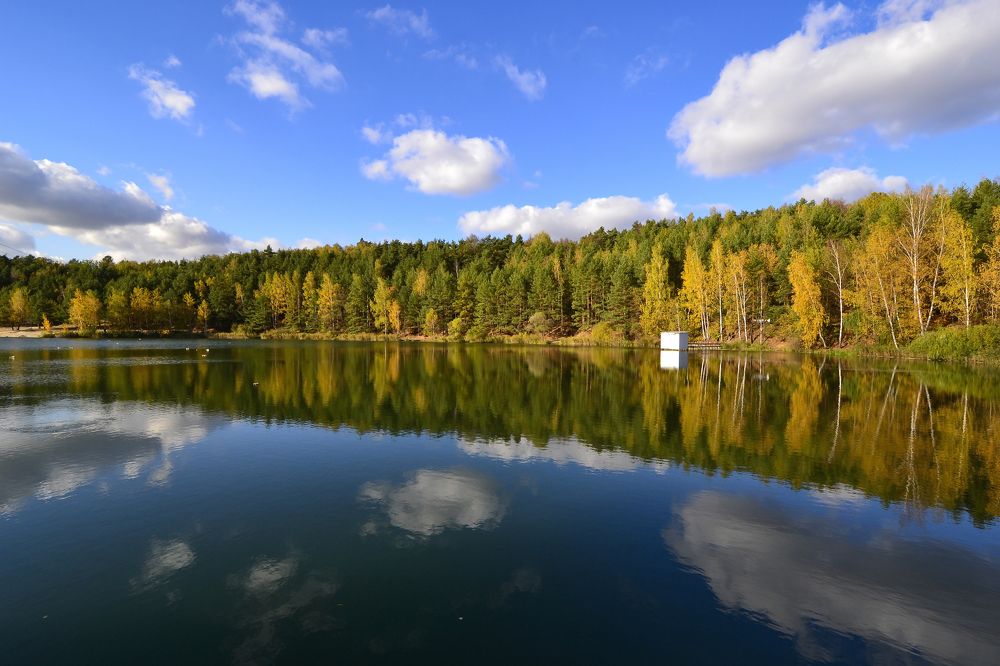 Палитра осени на озере Волкуша (Лыткарино)
