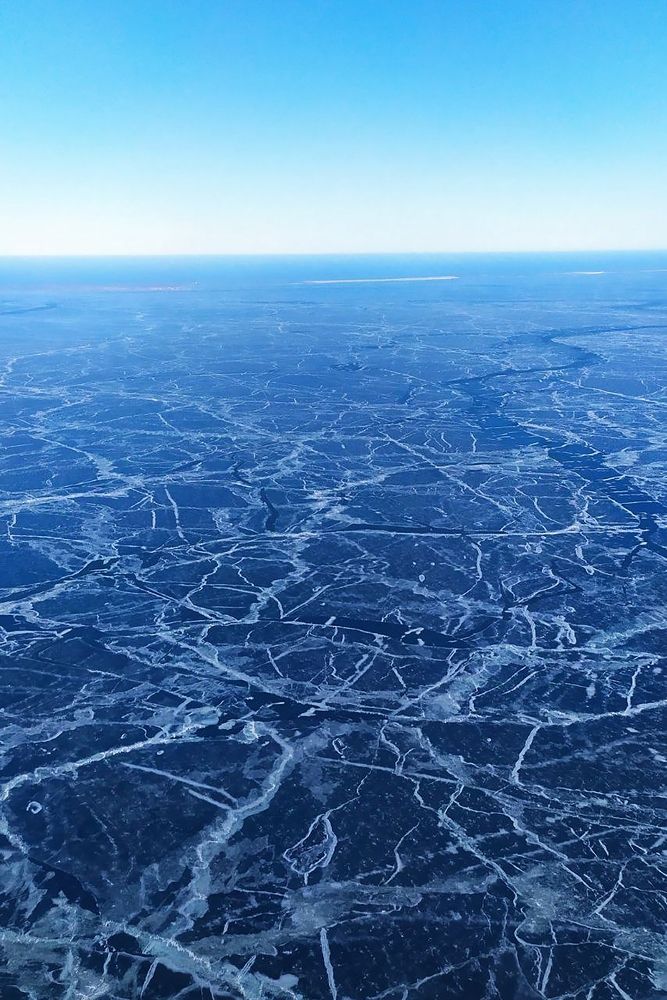 Ледяные узоры Балтийского моря