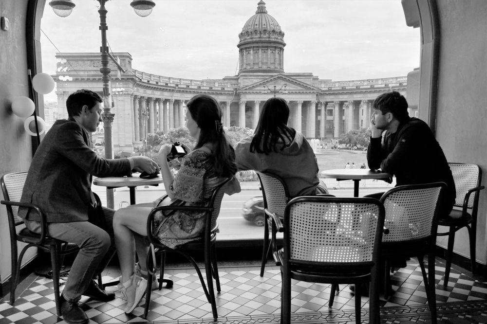 Вид из окна дома Зингера.