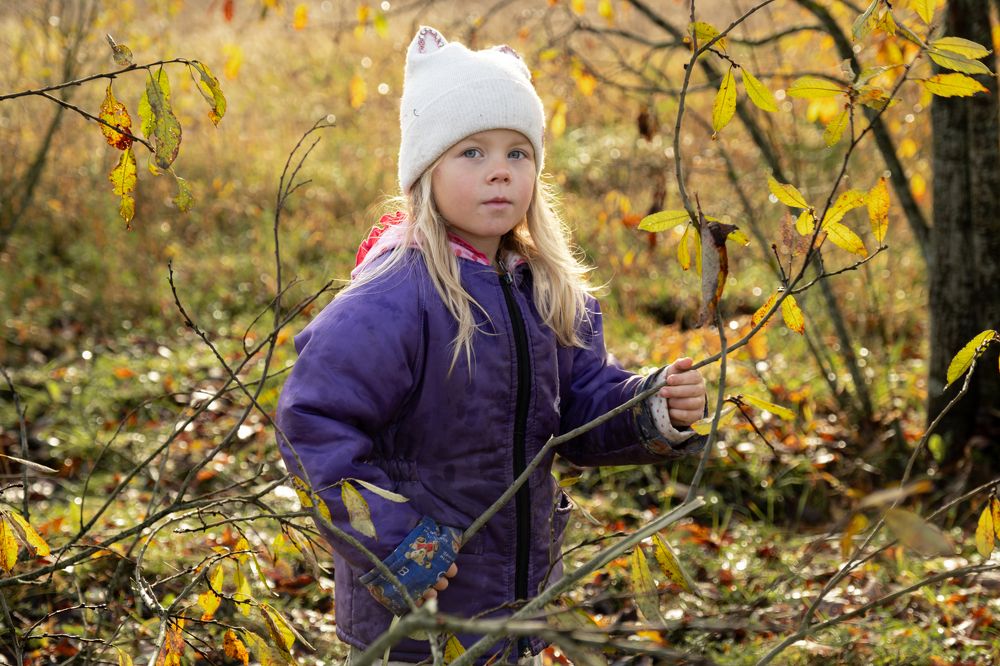 Деревенская девочка.
