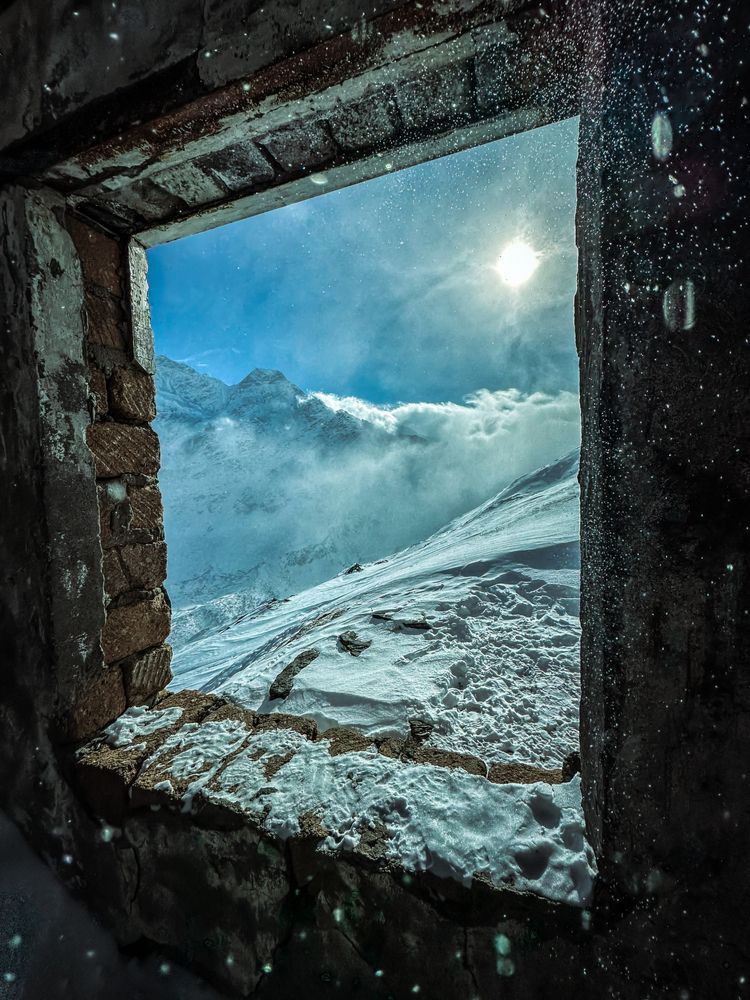 Вид на Эльбрусе