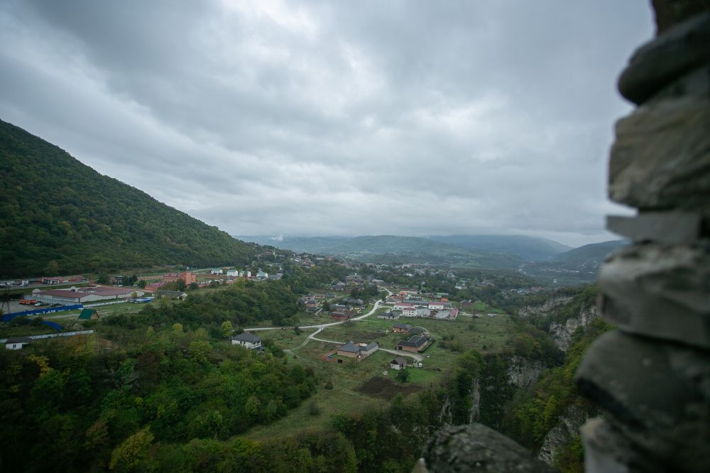 Вид из окна башни