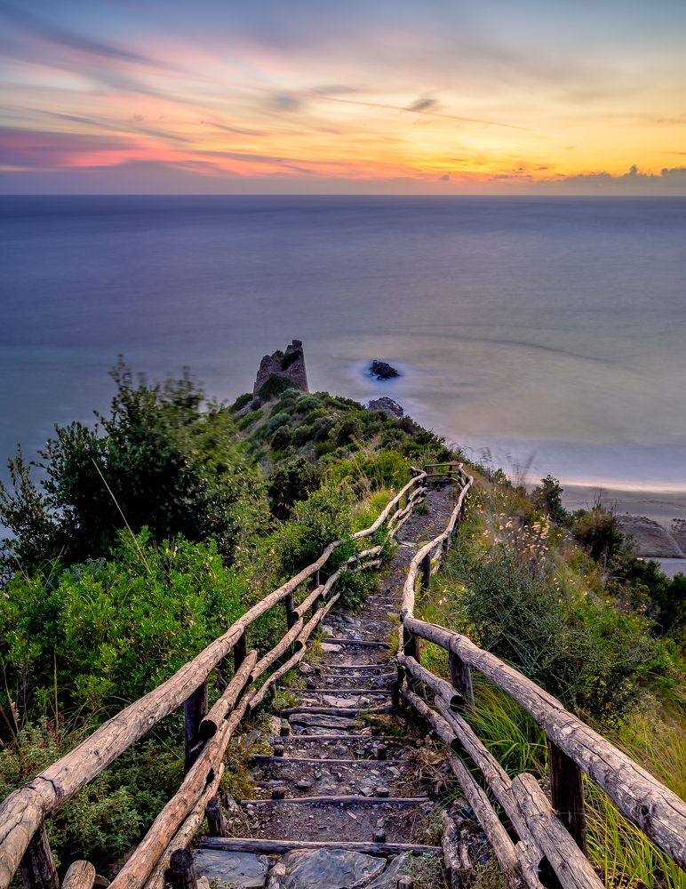 Stair to the watching tower