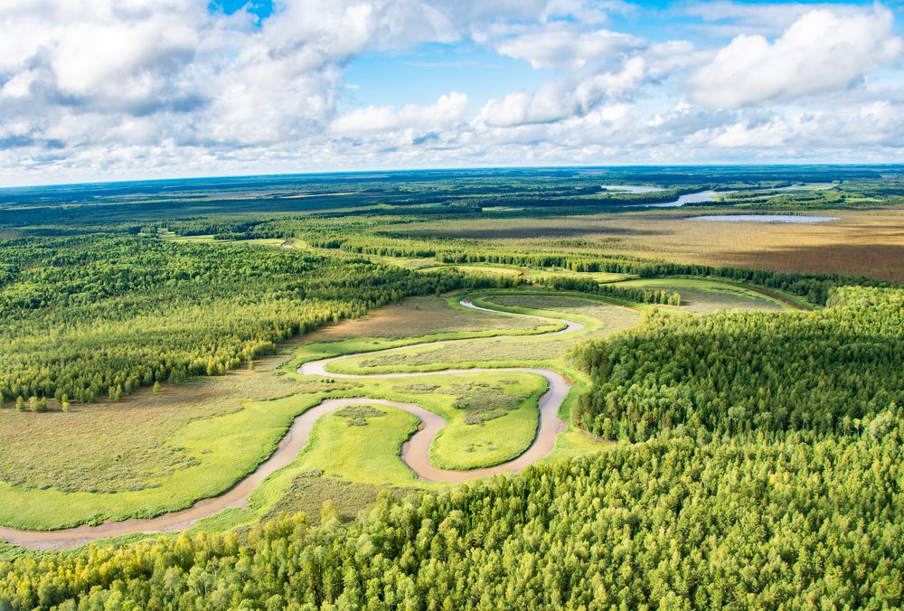 река Вах - водная тропа Югры