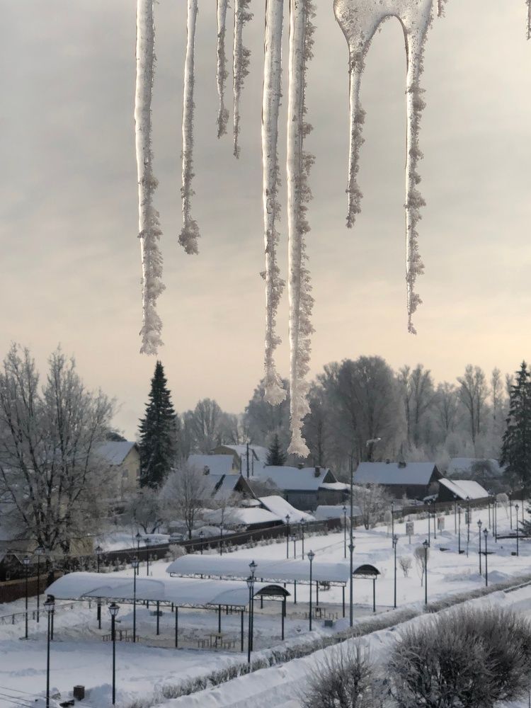 Зимняя Дубровка из моего окна.