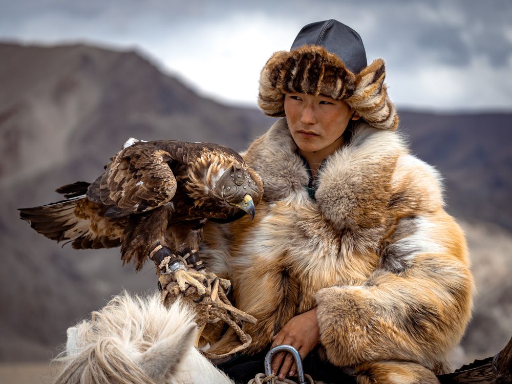 Faces of the Sagsai Golden Eagle Festival, Mongolia.