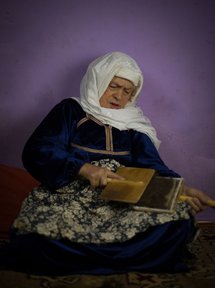 A spontaneous picture of my grandmother