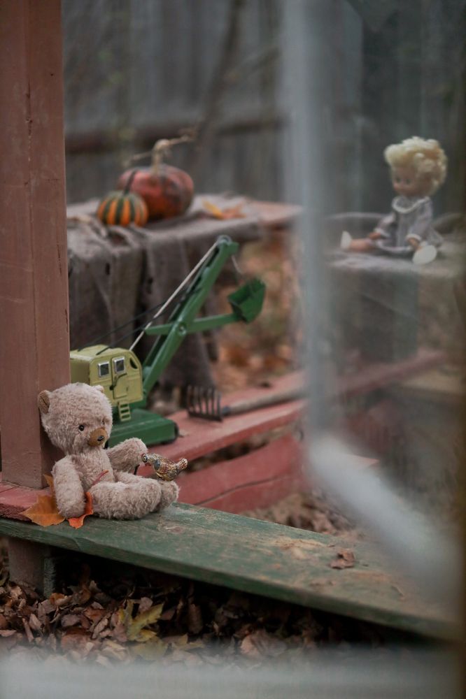 Осенний дворик