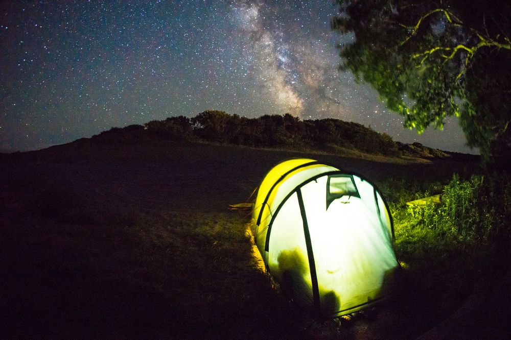 Звёздное небо не острове Итуруп