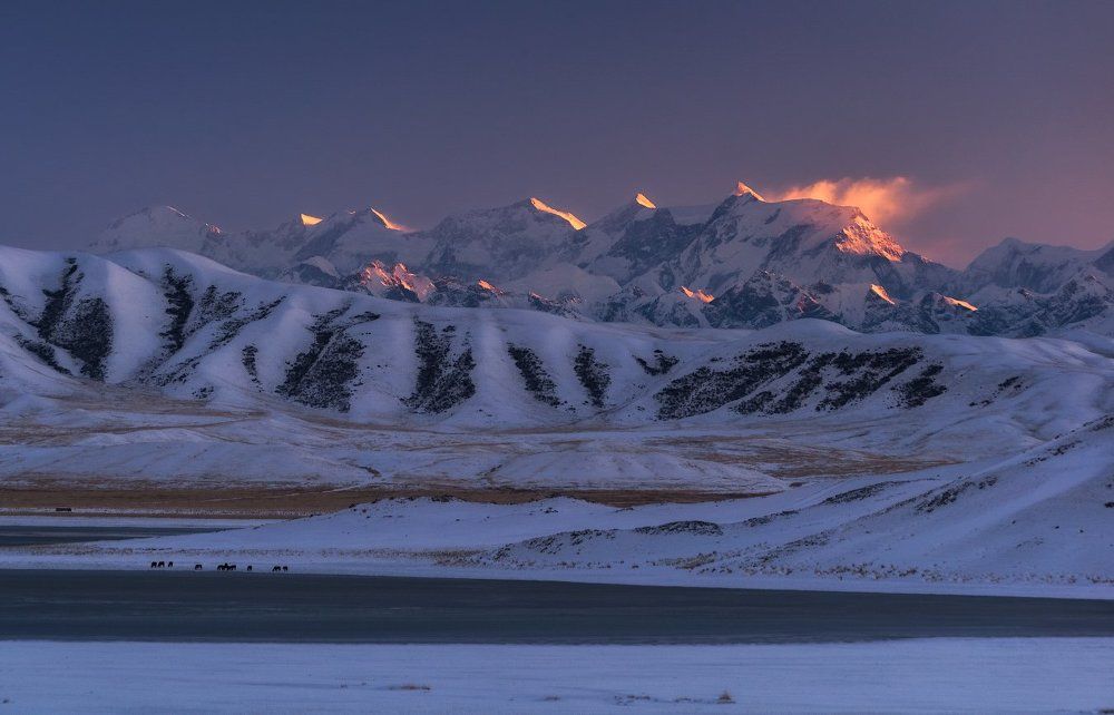 Тузколь. Зимний Вечер
