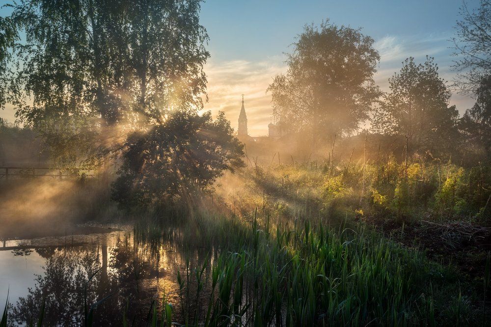 Утро на околице...