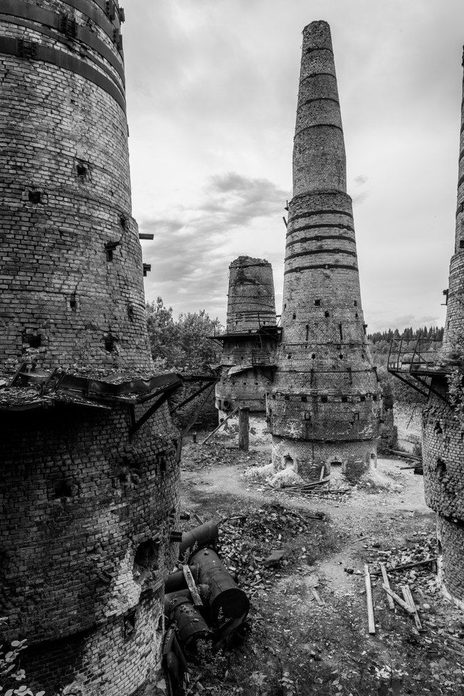 Трубы мраморного завода