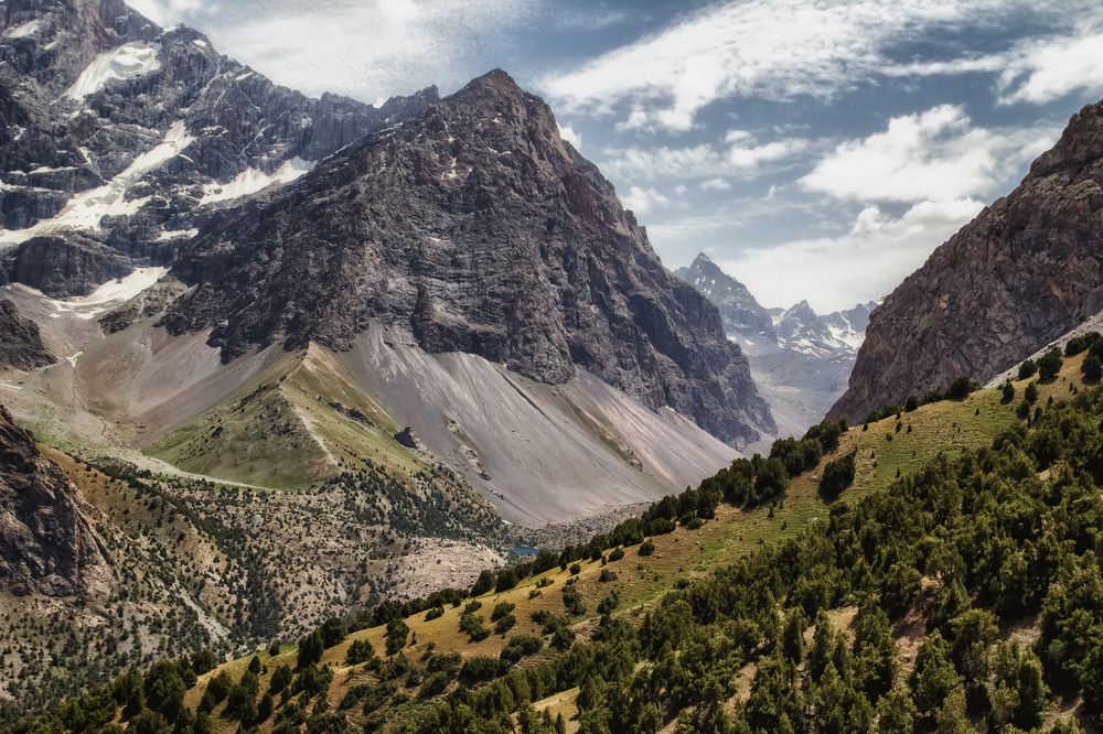 Красивые горы Таджикистана