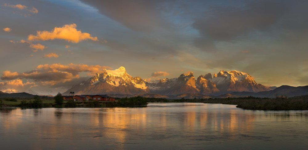 Рассвет в чилийских Андах