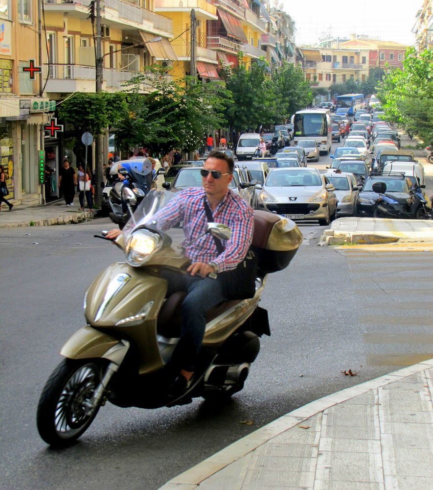 На дорогах Керкиры.